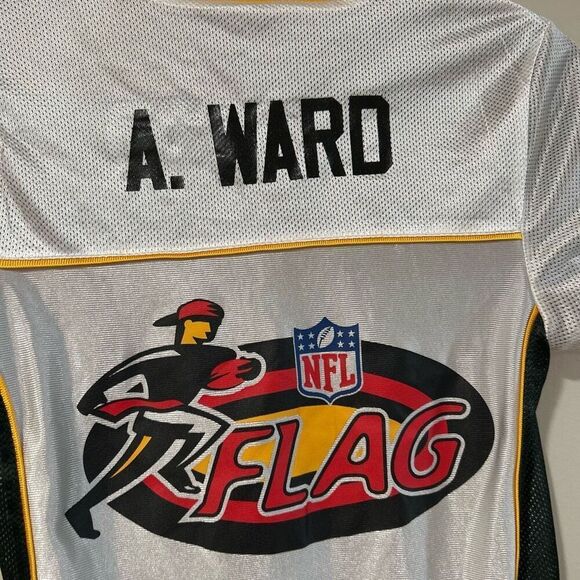 Green Bay Packers NFL Reversible Flag Football Jerseys  youth small - Picture 7 of 7